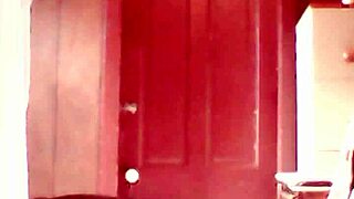 Deep anal insertion with toys