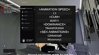 I was fucking this cute catgirl in the roblox condo, bent over in doggystyle.