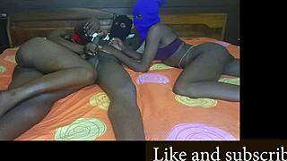 Madina faces TWO TEEN GIRLS with a BIG DICK