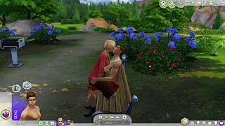 Dangerous blowjob in the park!