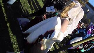 Enjoying the costumes in this YMLY-1045 cosplay video