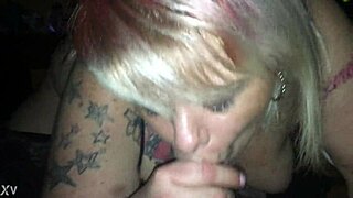 BBW swallows in Xvideo scene