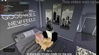 I was fucking this cute catgirl in the roblox condo, bent over in doggystyle.