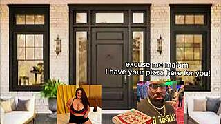 Stacxxxs presents return of the pizza boy with Raven Belle 😋