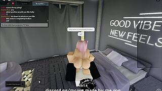 I was fucking this cute catgirl in the roblox condo, bent over in doggystyle.