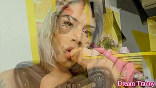 Bianca Meirelles enjoys a solo session with the machine