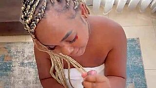 i lost the bet so now i'm riding his monster cock in missionary until he creampies my big ass