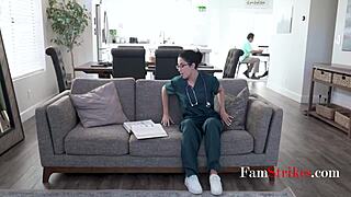 Alex Coal as medical student with her uncle? Taboo hospital encounter.