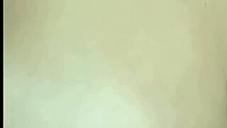 Masturbating to married lady's video. Big tits and ass.