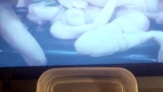 she indulges in some self-pleasure