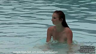 Squirt queen Amanda Sample behind scenes.