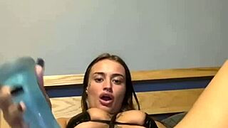 tattooed scottish emo goth slut playing solo with her big tits 😏