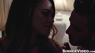 lustful athena faris gets pounded hard by her horny stepbro lucas frost in doggystyle.