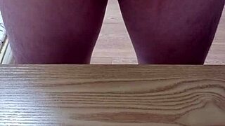 Silicone Toy Insertion Into Dick With Massager Pounding