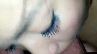 Young cock loving thick asian loves strong latin dick to slurp and swallow cum