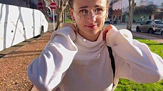 My teacher fucks me in the ass with small tits and stockings, anal amateurs.