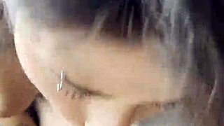 Blowjob For The Cuckold With Cum In Mouth!