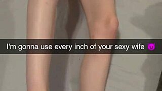 Cheating wife bent over, humiliated with dirty talk during creampie fuck