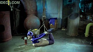 I'm Batgirl, all tied up and in distresss