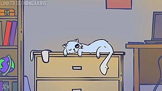 Girl Arrives to Fuck Her Boyfriend Lakrishub in Cartoon Style