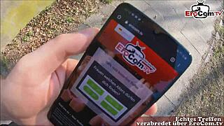 german amateur milf with glasses meets user for intense riding in homemade porn