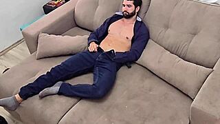 Coming home from work and jerking off