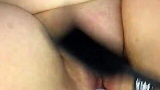 chubby bbw endures hitachi insertion torment in her cunt