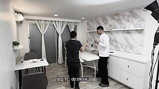 Juan bustos captures karolin gomezxx riding millan rodriguez backstage