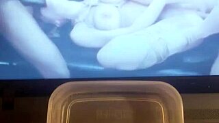 she indulges in some self-pleasure