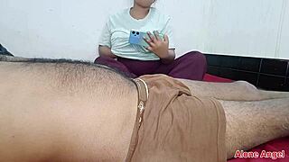 Teen 18+ step-daughter seduces step-father for old and young fucking