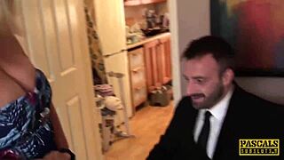 pascalssubsluts - alisha rydes ass rammed by rough dom in stockings, her big tits dominated hard.