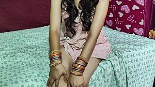 Indian sister takes brother's long cock in her wet pussy