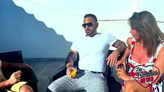 how do vittoria pam share big tits cock with brunette slut