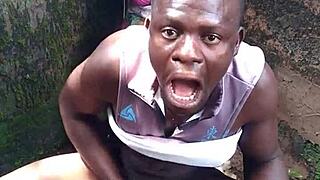 A sexy performance in the forest with nature