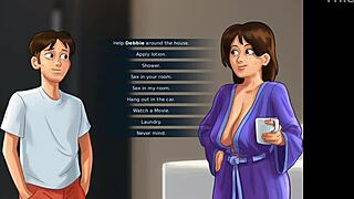 Stepmom Blows Son In Summertime Saga!