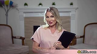 Andi Avalon, The Handjob Expert Milf Nurse, Gets Your Sample Fast!