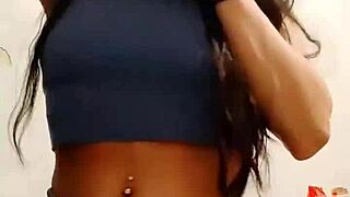 Beautiful latina luna shows off big natural tits and curvy ass