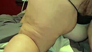 I can't believe my stepmother is stripping in her new thong, it's making me so horny!