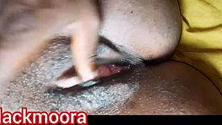 behind the scenes cumshot on shaved pussy!