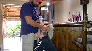 Woman Wil Always Cheat Cute Blonde Lifting Her Skirt For A Quickie