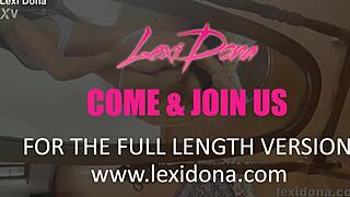 Lexidona Rips Clothes Off In Front Of Mirror!
