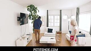 Petite 18+ Blonde Teen Roommate Sia Lust Punished By Big Black Cock Jax Slayher