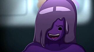 Princess Bubblegum encounters the dark heart in adventure