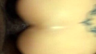 Big black cock makes this pussy creamy interracial