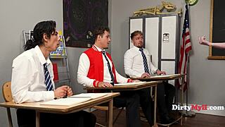 Milf Teacher Wants Them To Learn Her Lessons!