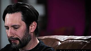 Victoria Voxxx tricks a married man with her monster cock deepthroat skills.