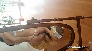 Lexidona Rips Clothes Off In Front Of Mirror!