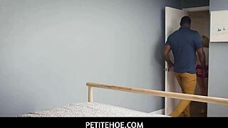 Petite 18+ Blonde Teen Roommate Sia Lust Punished By Big Black Cock Jax Slayher