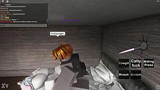 Two whores on Roblox get fucked in detailed scenes