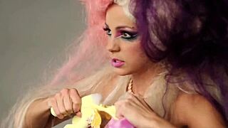 a musical tease during abigail mac's photo shoot